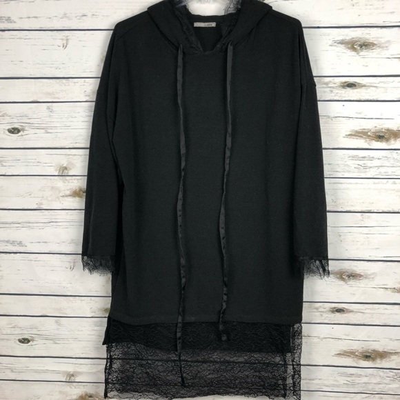 zara hoodie dress